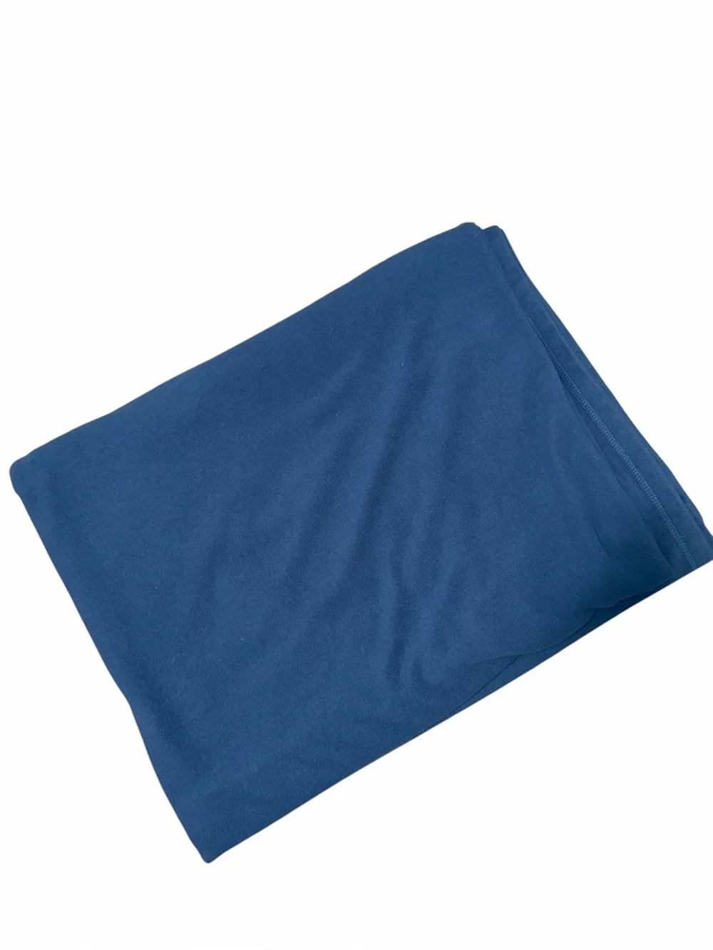 Steel Blue Polar Fleece Blanket. Twin. GUC.